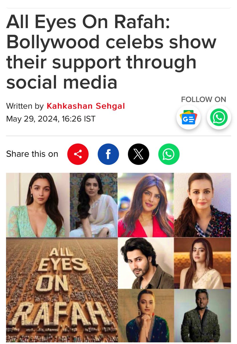 For money, they abuse Hindu deities, entertain D-gang terrorists, glorify kothas and even get women from their own family to play tawaifs, make sleazy content, make rape celebration videos, shed clothes 

For money, they put ‘All eyes on Rafah’ tweets

They have never hidden it.