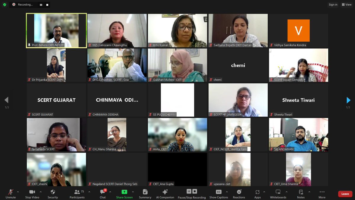 The meeting ended with a formal vote of thanks proposed by Dr.Gulshan Mufeed, Senior Academic Consultant,CIET-NCERT. 

#DIKSHA #EdTech #DigitalEducation #NCERT #VirtualLearning #DigitalInitiatives #LMS #PAL #GenAI #VirtualLabs #EdufestMizoram #PreSchoolApp #DigitalMonitoring