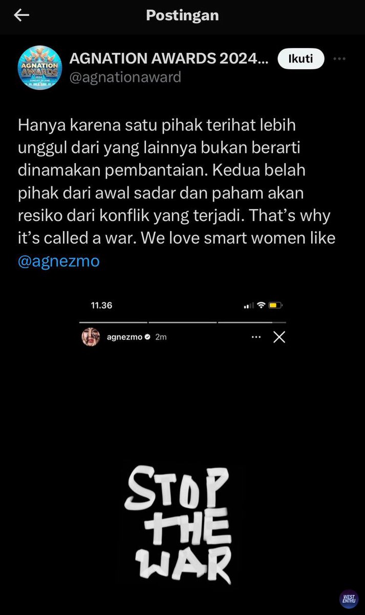 westenthu's tweet photo. 🕊️ Shock bgt liat ini😭😭bela idol lebih penting daripada bela kemanusiaan😭😭

ALL EYES ON RAFAH
ALL EYES ON RAFAH
ALL EYES ON RAFAH https://t.co/eFiwW5auFz