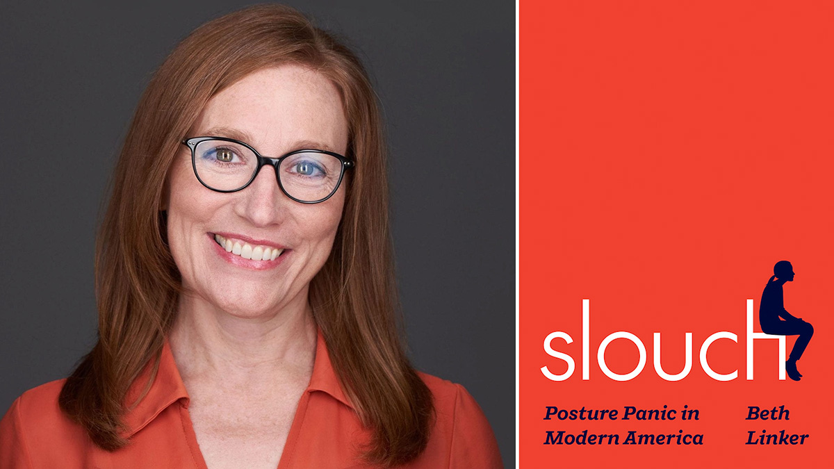 In a recent episode of the Ideas Podcast, @BethLinker, Samuel H. Preston Endowed Term Professor in the Social Sciences, discuses her new book “Slouch: Posture Panic in Modern America.” bit.ly/3V3LOYb