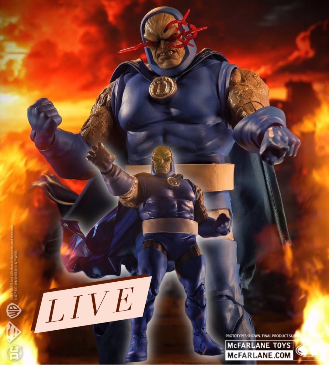 Now live! From McFarlane Toys, with this awesome Darkseid (DC Classic) 7-in Action Figure ~ sold out at Amazon and EE Linky ~ bit.ly/3VktLOW #Ad #FPN #FunkoPOPNews #Darkseid #DC #McFarlaneToys #ActionFigure #Figure #StarWars #BlackSeries #Super7 #Hasbro