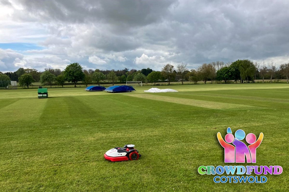 Have you seen the latest round of #CrowdfundCotswold projects?🤩 Check them out here 👉spacehive.com/movement/crowd… [Pic from previous round of Crowdfund Cotswold projects - Electric mower for Poulton Cricket Club]