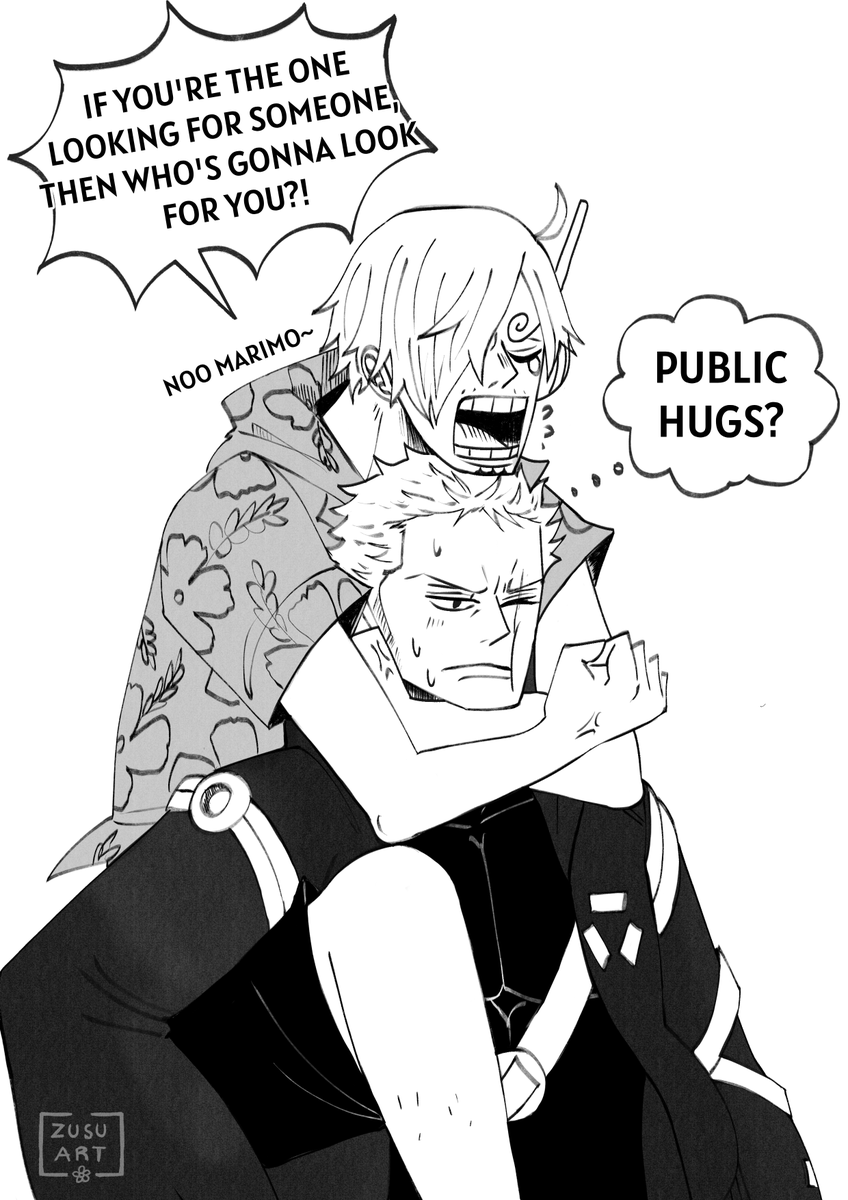 Noo Marimo-kun~~ 🥺💚💛
#ZS21 #zosan #zoroxsanji #onepiece1106 #onepiece