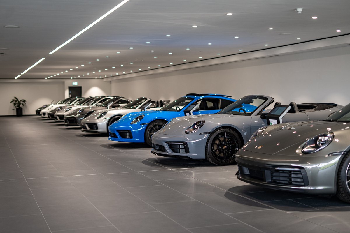Take a look around our all-new Porsche Centre in Newport.

The new Porsche ‘Destination’ Centre is an innovative concept designed to elevate your Porsche experience, offering a blend of sophistication and functionality with over 7,000m2 of space.

Search: Porsche Centre Newport