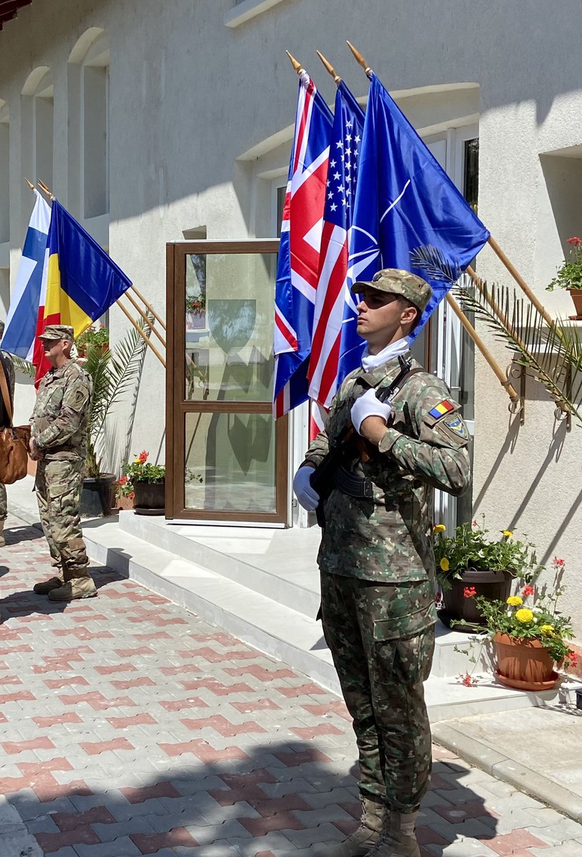 HansVeerbeek4xE's tweet photo. Interesting visit to MK Airbase, Romania, by the @SHAPE_NATO NMR Echelon.
@82ndABNDiv
#TaskForce82
@RoyalAirForce
@FinnishAirForce
@MissionAIGLE
@PutteKaj
@UKNMRSHAPE
@MApNRomania https://t.co/n841NdoSic