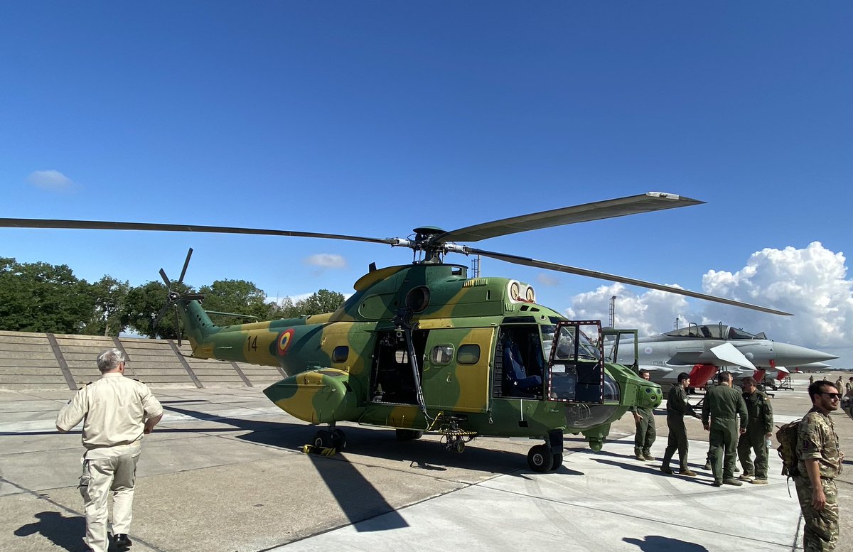 HansVeerbeek4xE's tweet photo. Interesting visit to MK Airbase, Romania, by the @SHAPE_NATO NMR Echelon.
@82ndABNDiv
#TaskForce82
@RoyalAirForce
@FinnishAirForce
@MissionAIGLE
@PutteKaj
@UKNMRSHAPE
@MApNRomania https://t.co/n841NdoSic