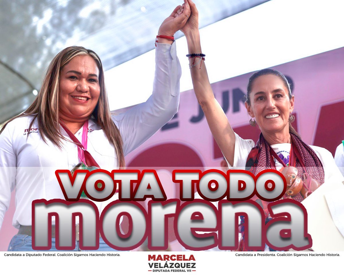 LSletzy's tweet photo. #claudiapresidenta
#morónsenador
#marceladiputada
#5de5 https://t.co/J2v2FiK9r4