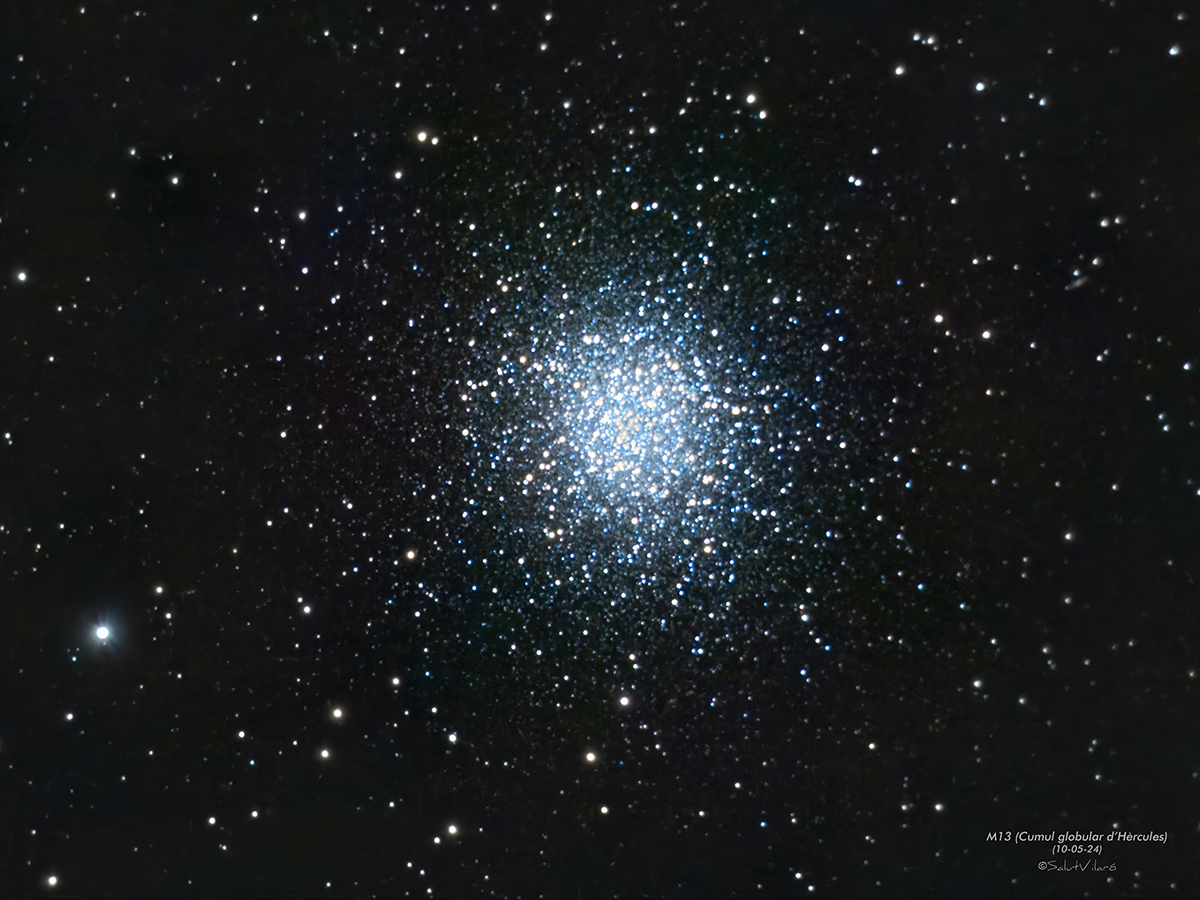 salutvilaro's tweet photo. Messier 13 (M13) el Gran Cúmul d'Hèrcules. A 25.000 anys llum. Conté unes 300.000 estrelles.
#m13 #messier13 #messier13inhercules #astrophotography #astrofotografia #cúmulglobular
30Lights de 120 segons
https://t.co/PzKfVZ75Ut https://t.co/tzmkhlJxHd