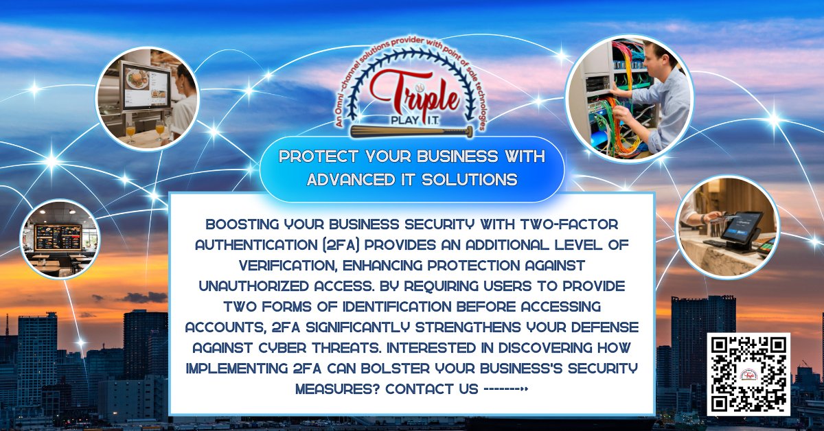 At Triple Play I.T., we understand the importance of staying ahead of emerging cyber threats. Contact us today at  (469) 998-2240 to schedule a consultation and ensure that your business systems are up to date and secure. #CyberSecurity #TechSupport  #ITConsulting #TriplePlayIT