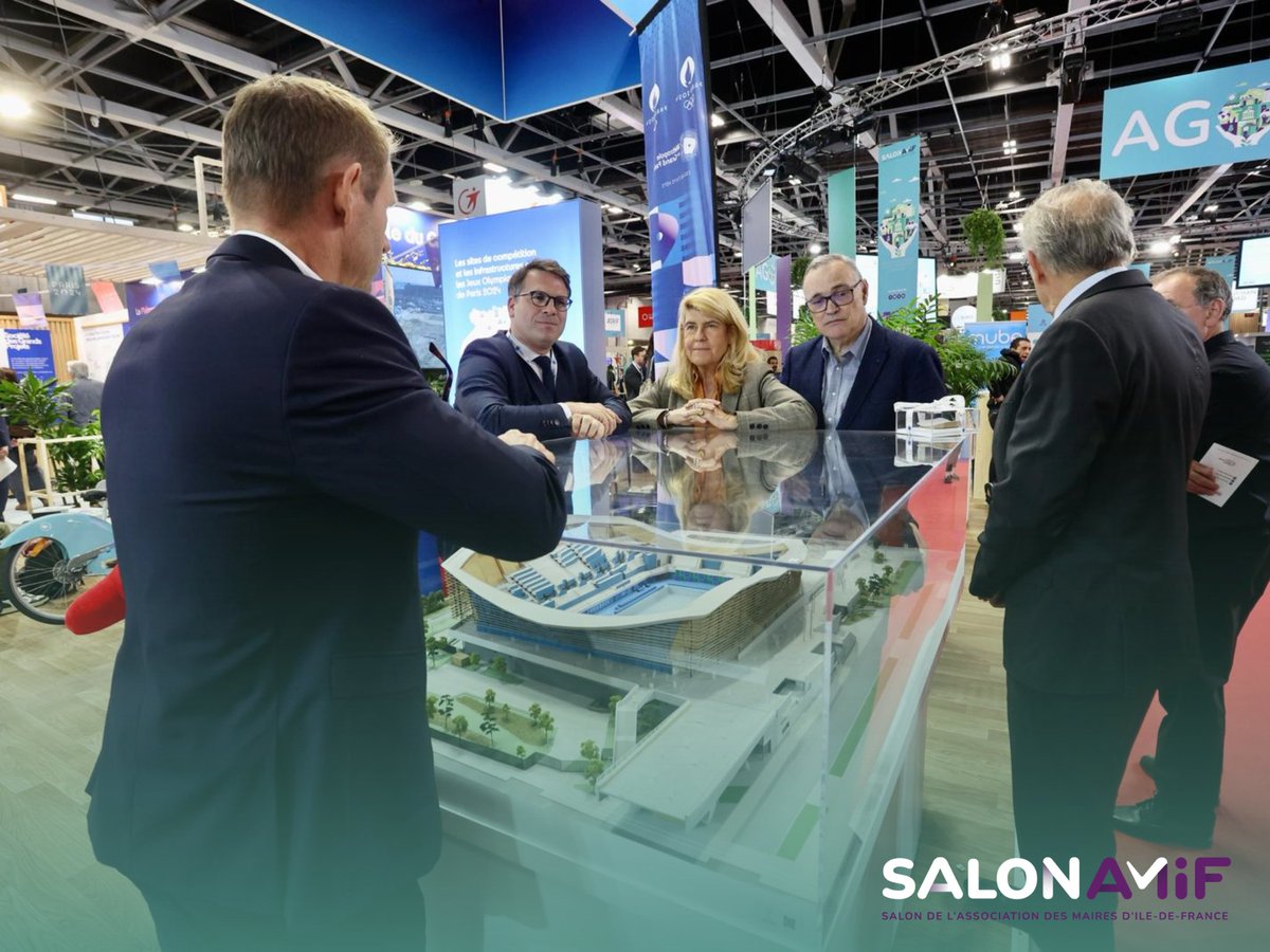 salon_amif's tweet photo. Salon de l'@AMIF_asso  2024 : Clap de fin !
Nous tenons à remercier nos exposants, intervenants, visiteurs et partenaires pour ces deux journées exceptionnelles du Salon de l'Association des Maires d'Ile-de-France. https://t.co/r2vM2nZtbB