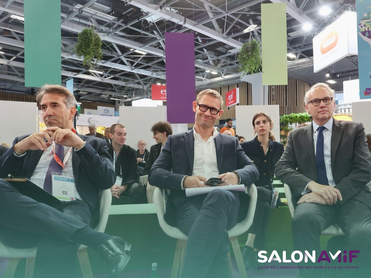 salon_amif's tweet photo. Salon de l'@AMIF_asso  2024 : Clap de fin !
Nous tenons à remercier nos exposants, intervenants, visiteurs et partenaires pour ces deux journées exceptionnelles du Salon de l'Association des Maires d'Ile-de-France. https://t.co/r2vM2nZtbB