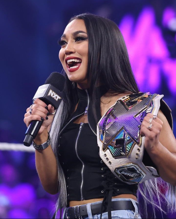 It’s quite crazy if you ask me that I had to wait all this time jsut to find out who I would be defending my NXT Women’s Championship against at Battleground. Being the greatest NXT Women’s Champion of all time, you would think that management would have a little more respect +