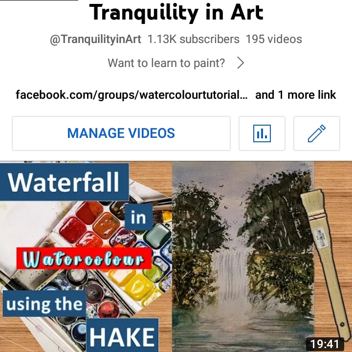 QHSE_Matters's tweet photo. Inspired by #RonRanson , recorded this #watercolourpainting of a waterfall 4 my channel.
Had accident in mid recording w/ a tube of paint right on top of the painting!
Check out the video at https://t.co/EeKz9fqFrsβ¦
@YouTubeCreators @YouTubeJapan @YouTubeIndia @YouTubeMexico https://t.co/mcEURVIj9Z