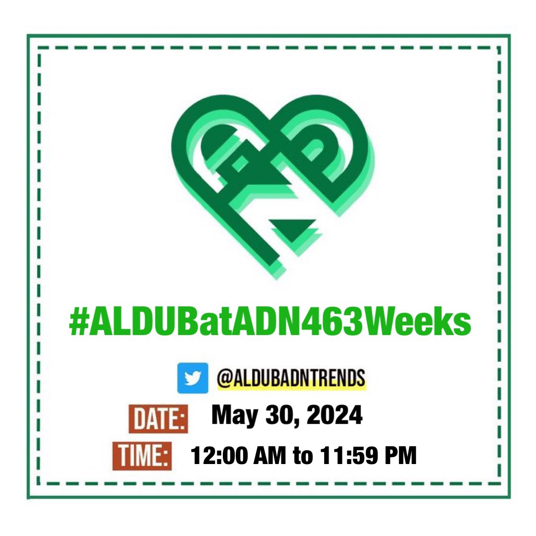 Happy #ALDUBatADN463Weeks, #ADNFAM!