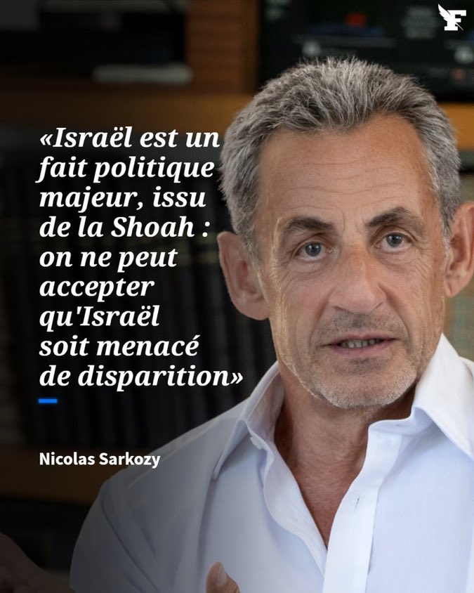 Nicolas Sarkozy devrait être en prison mais il est dans les pages du Figaro à raconter n’importe quoi pour défendre un crime contre l’humanité. Pauvre France.