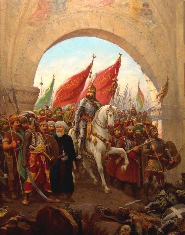 snhakan1905's tweet photo. “Geceler vardır; dirilişe gebedir. Fecr olur. Şehr-i İstanbul feth olunur. Bir çağ kapanır. Bir çağ açılır.”

29 mayıs 1453 istanbul'un Fethi Kutlu Olsun 🇹🇷
#ottoman #istanbul #conqueredistanbul #Türk #ottomanempire https://t.co/sjSIdXbOQh