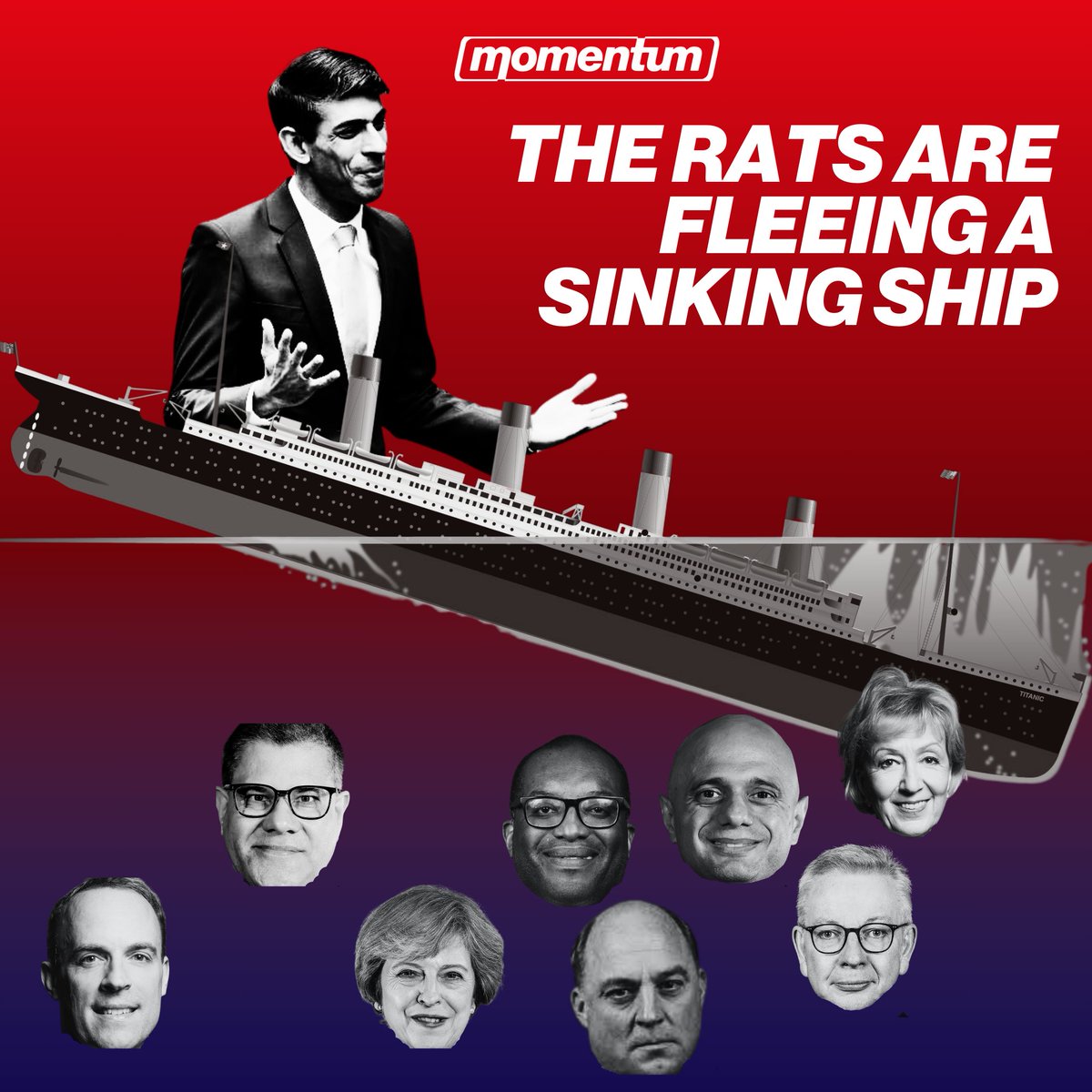 Tory MPs are jumping ship left, right and centre. Good riddance 👋
