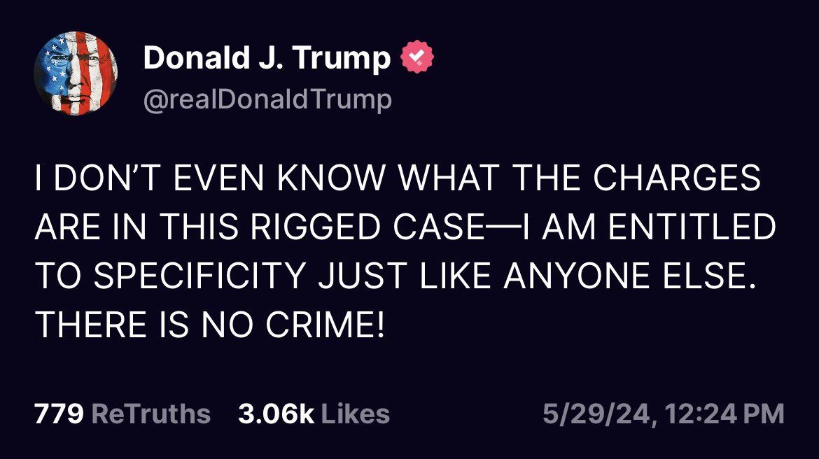 Trump sleeps through jury instructions then wakes up and wants to know what happened.