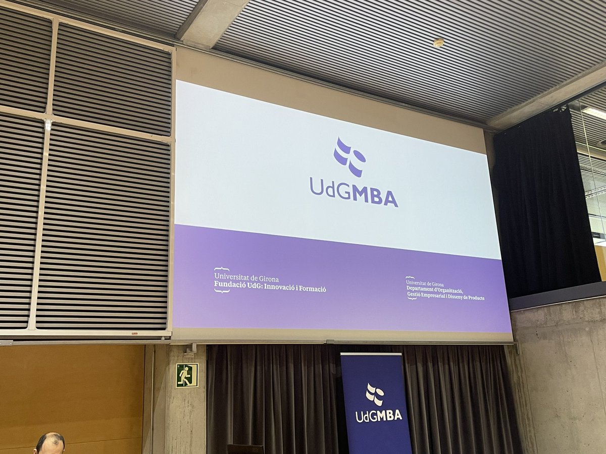 Avui a l’acte de lliurament dels títols als graduats del <a href="/UdGMBA/">UdGMBA</a> (39a edició). Enguany tenim relleu en la direcció, malgrat avui els protagonistes son els graduat@s i els ex-alumni del Master