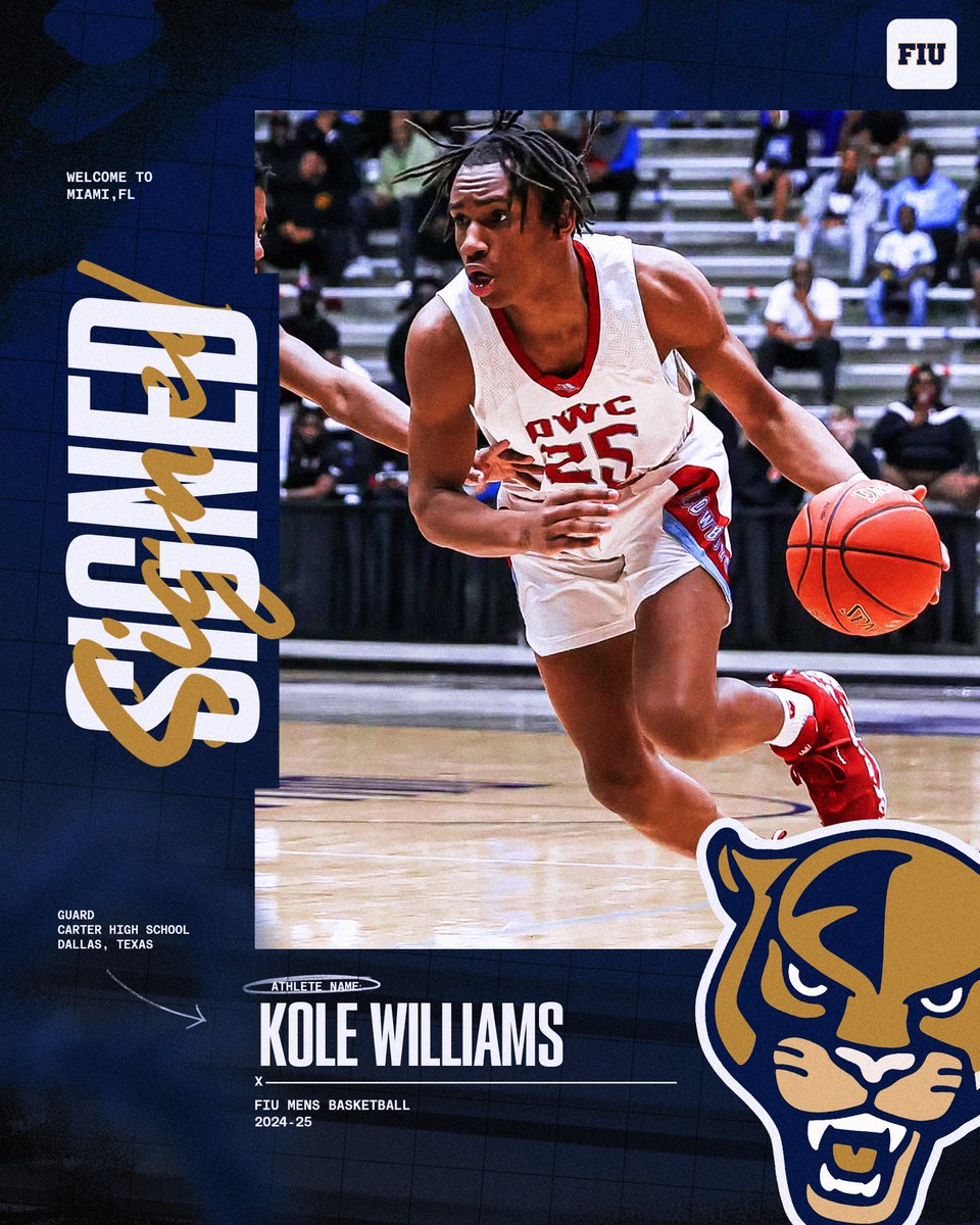 𝙑𝙀𝙍𝙎𝘼𝙏𝙄𝙇𝙀 Hooper from 𝘿-𝙏𝙊𝙒𝙉 🤠

🏀 Kole Williams
💪🏻 6-5, 205
⭐️ 4A All-State in Texas
🪣 District 13 Co-Offensive MVP

Welcome @theKoleWilliams to the 305 🌴
