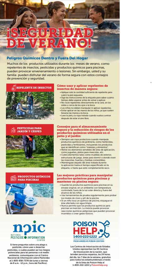 VAPoisonCenter's tweet image. ☀️ Many products used during the #summer months have the potential for #poisoning. Keep you and your family safe this summer with these tips from the @NPICatOSU 

☎1-800-222-1222 #PoisonHelp is free, confidential, and only a phone call away, all summer long!