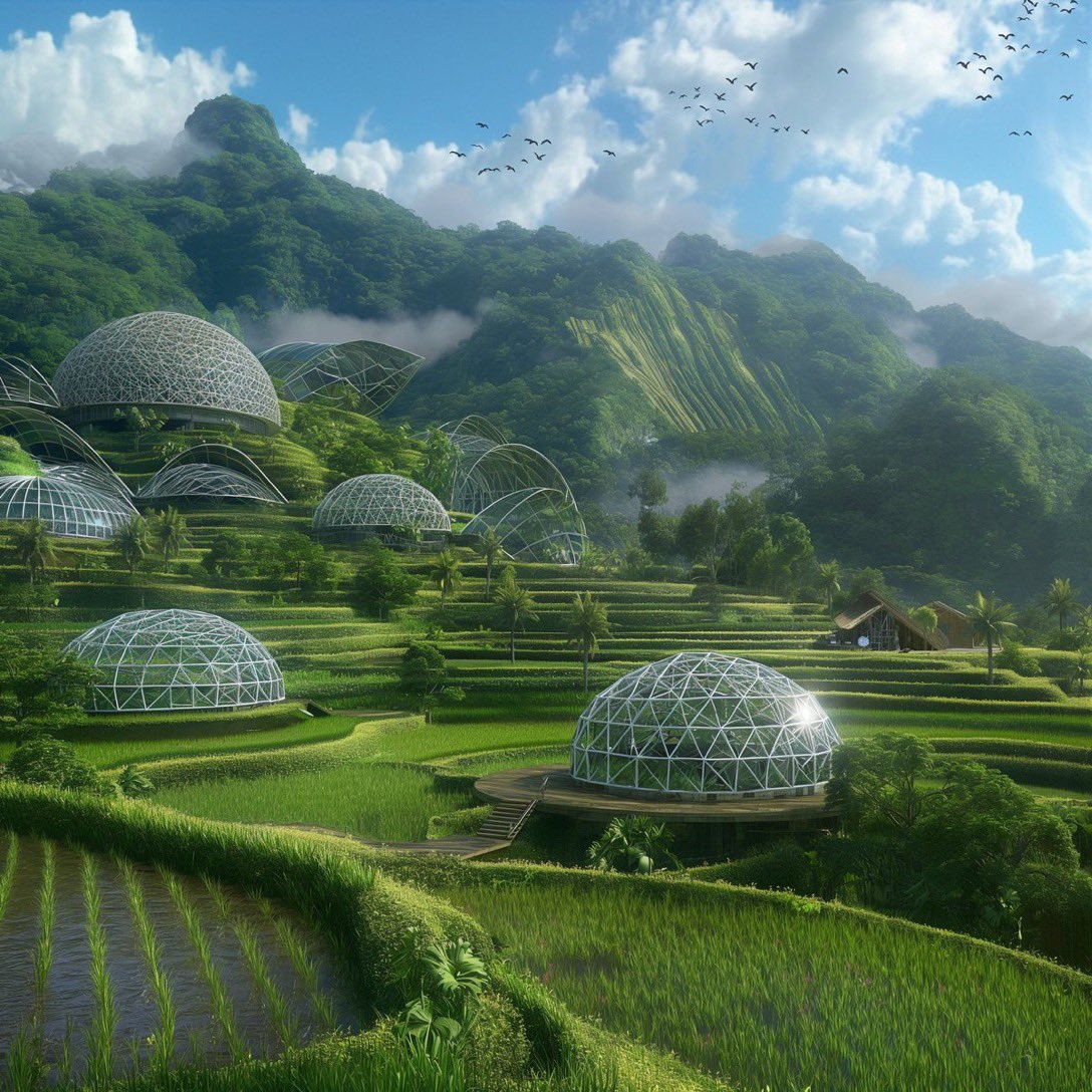 Solarpunk is the way 🌱
Can you imagine to live in a place like this one?