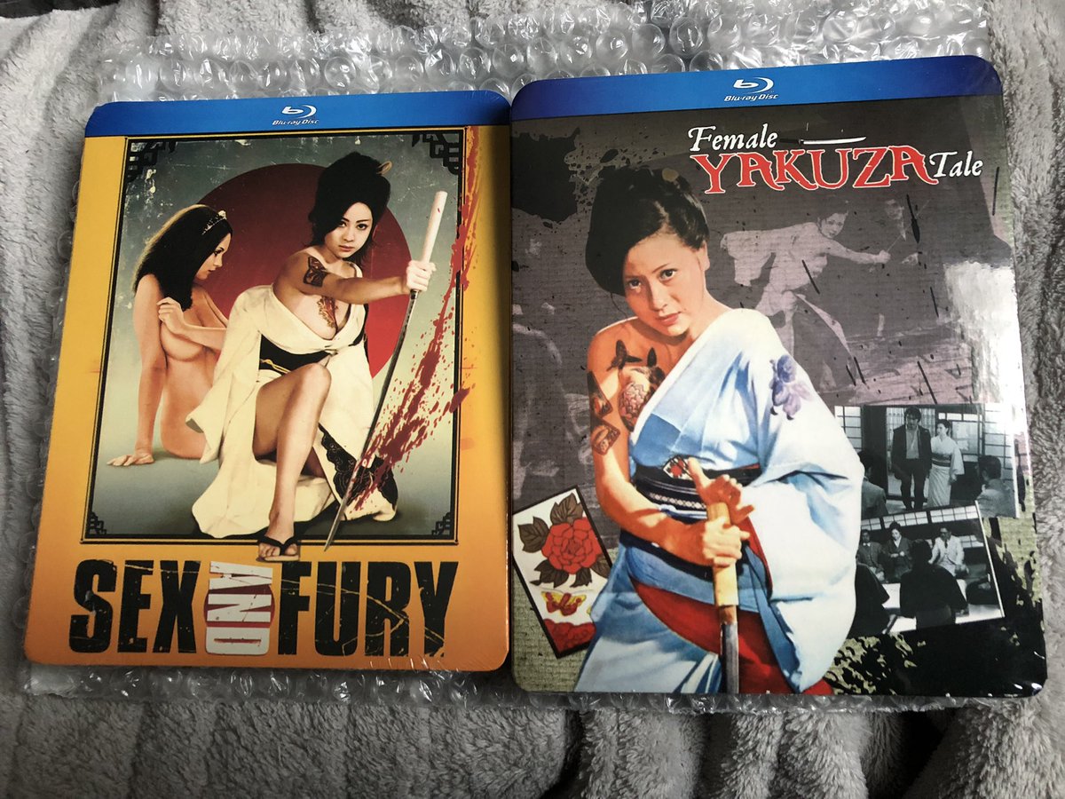 Big thank you to @diabolikdvd for getting this to me in the UK. And to @discotekmedia for finally putting Blu Ray upgrades of these bangers on the marketplace. Sexy & Fury with Reiko Ike & Swedish sensation Christina Lindberg is especially great.