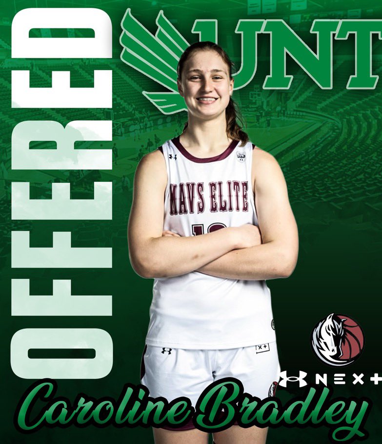 pd_skillz's tweet photo. Congratulations @caroline_brad23 on your off from @MeanGreenWBB HC @CoachJBurton #MavsEliteStrong #YouShouldBeHere #MeanGreen https://t.co/PLfwggh1aI