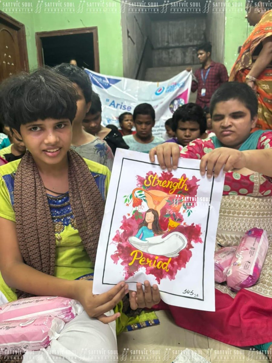 We <a href="/SATTVIC_SOUL/">Sattvic Soul Foundation</a> celebrated #international #MenstrualHygieneDay2024 in a blind girls hostel , <a href="/BrahmapurCorp/">BERHAMPUR MUNICIPAL CORPORATION</a> . Spread awareness about Menstrual Hygiene n distributed sanitary pads. #periodfriendlyworld #WomenHealth #reddotchallenge 
<a href="/Ssamal12345/">Satyabrata Samal (Mr. SOUL) 🇮🇳 🌍</a> <a href="/SUNITAN09911375/">SUNITA NAYAK</a> <a href="/UN/">United Nations</a>