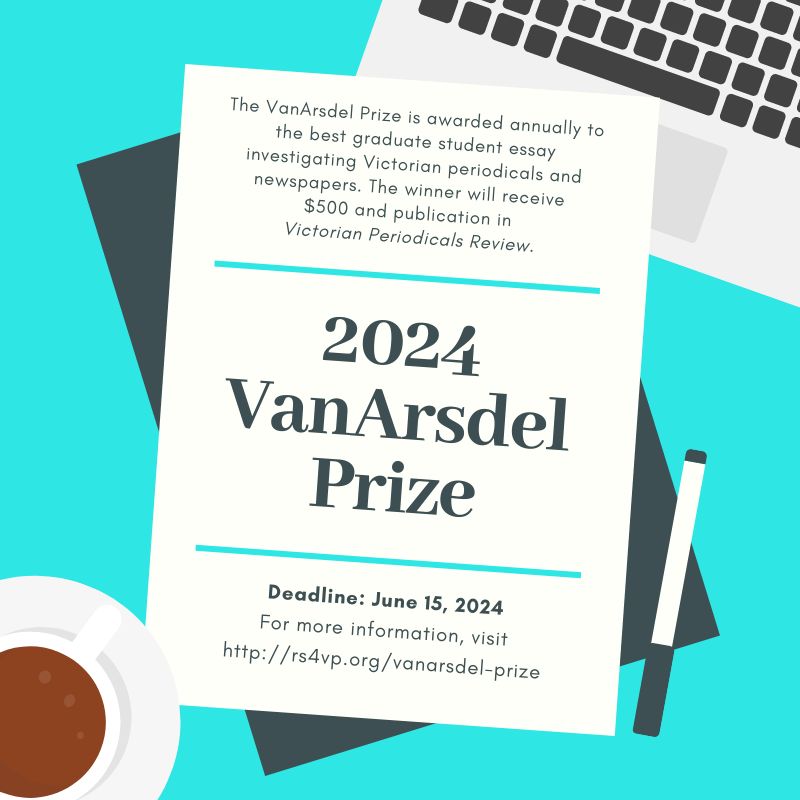 VPR (@vpreditors) on Twitter photo Hello Grad Students! <a href="/VPReditors/">VPR</a> is now accepting essay submissions for the annual VanArsdel Prize, deadline June 15. Visit rs4vp.org/awards/vanarsd… for more info. <a href="/RS4VP/">Research Society for Victorian Periodicals (RSVP)</a> <a href="/navsa/">NAVSA</a> <a href="/BAVS_PGs/">BAVS Postgrads</a> Hello Grad Students! <a href="/VPReditors/">VPR</a> is now accepting essay submissions for the annual VanArsdel Prize, deadline June 15. Visit rs4vp.org/awards/vanarsd… for more info. <a href="/RS4VP/">Research Society for Victorian Periodicals (RSVP)</a> <a href="/navsa/">NAVSA</a> <a href="/BAVS_PGs/">BAVS Postgrads</a>