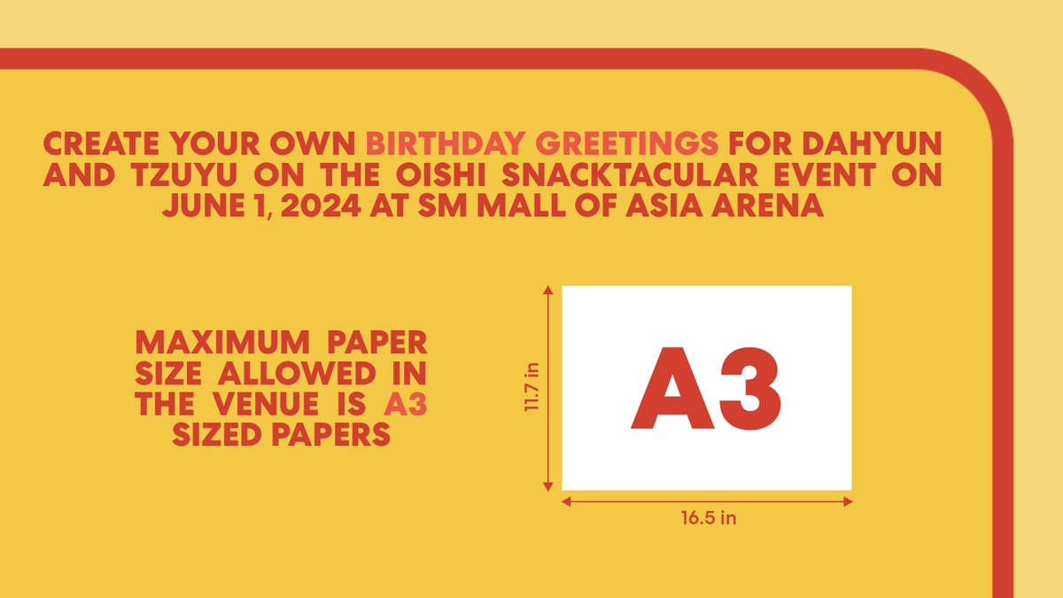 dahyun_support's tweet photo. [OISHI FAN MEETING]

Filo Onces!
Sing a birthday song to Dahyun and Tzuyu during fan meeting. It will be very memorable for them if you make it happen. 

Please see photos more information.

트와이스 다현 #트와이스 #다현 #DAHYUN #ダヒョン #TZUYU @JYPETWICE https://t.co/FvYv0Jo4az