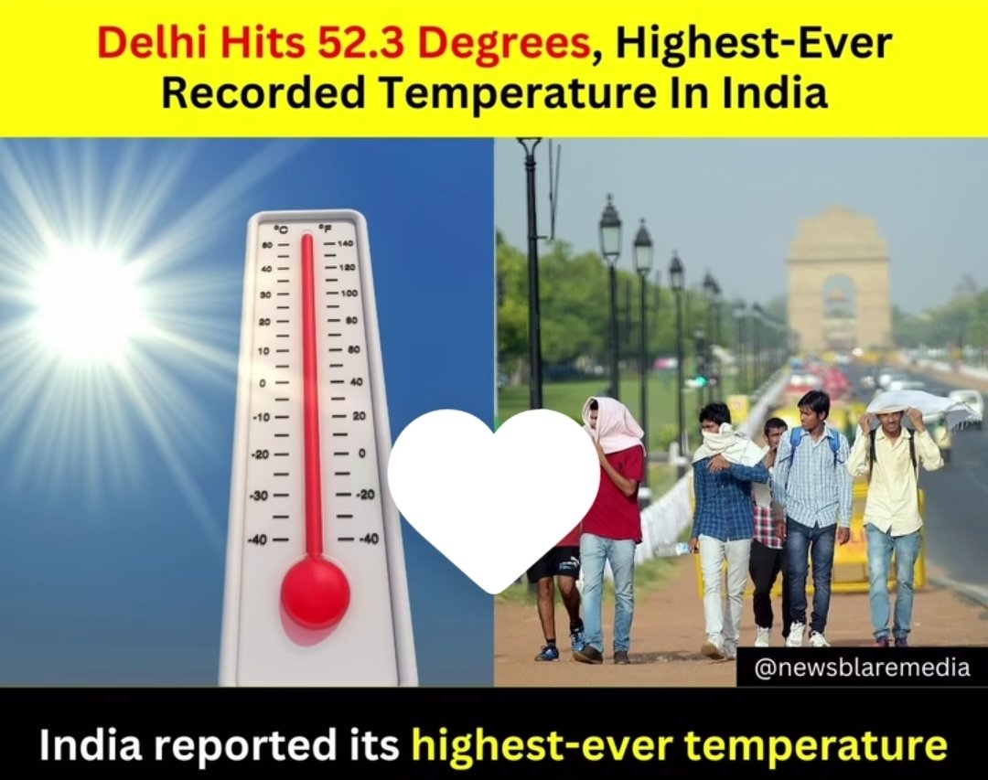 weristsiedane's tweet photo. Delhi waale marr jyenge aise ek din 🌧
#thetemperature #delhi #summerwave https://t.co/c0974oJjot