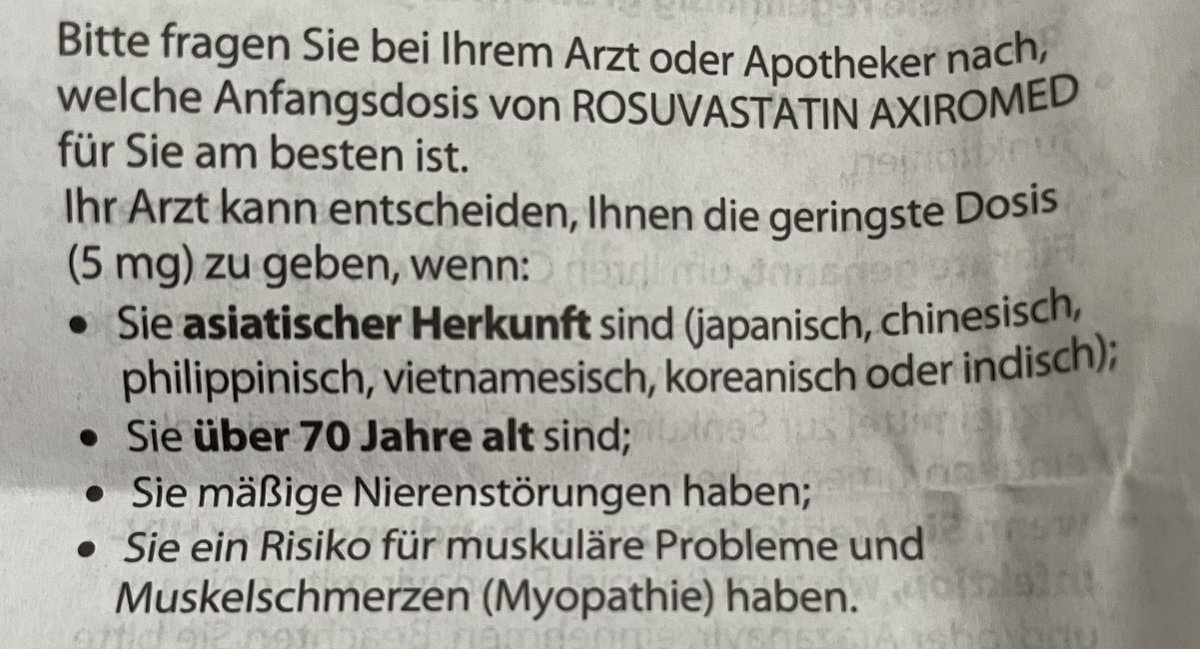 Glaubt ihr in Asien gibt es Packungsbeilagen in denen steht: 
- Sie europäischer Herkunft sind (polnisch, dänisch, belgisch oder portugiesisch) oder ist man da so umsichtig die kontinentale Bezeichnung wegzulassen, wenn es nicht alle Länder betrifft?