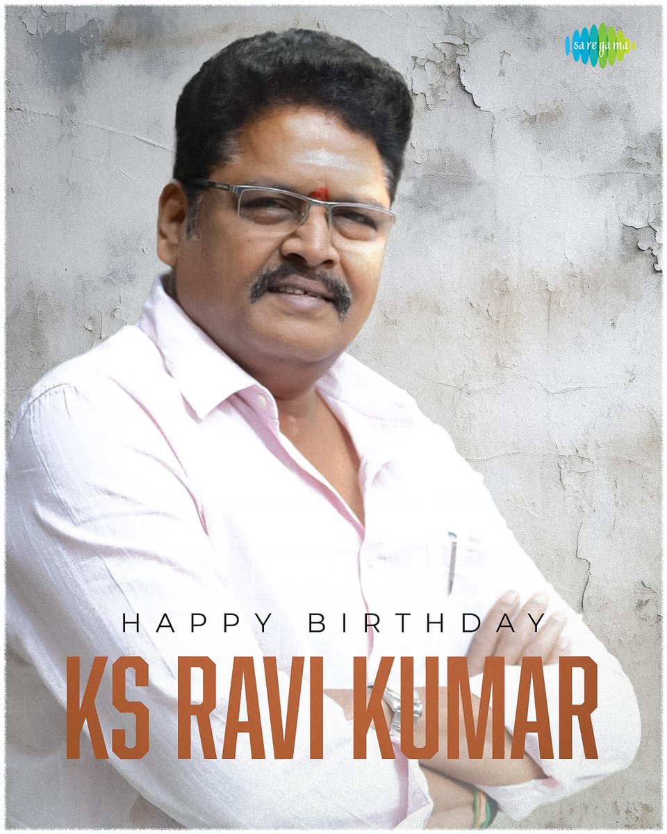 Sending Warmest Birthday Wishes To The Iconic Director @ksravikumardir 🎊🎬 #HBDKSRaviKumar #HappyBirthdayKSRaviKumar