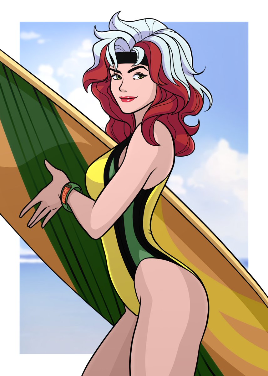 Beach day! Friends, Wednesdays are no longer for X-Men 😭 But on this account we are fans no matter what day it is so today I bring you a gift. 😍 I hope you enjoy it 💘#xmen #xmenday #xmen97 #rogue #XMenTAS