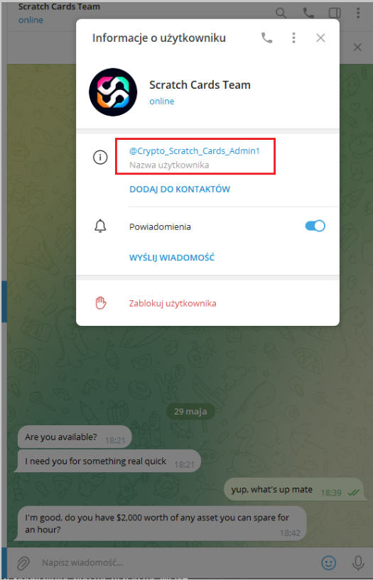❗️Guys, beware of scammers who pose as project administrators.❗️

✅Our only official Telegram accounts are @ Filipsons and @ Crypto_Scratch_Cards_Admin 

#cybersecuritytraining #web3security #phishing #scamreport