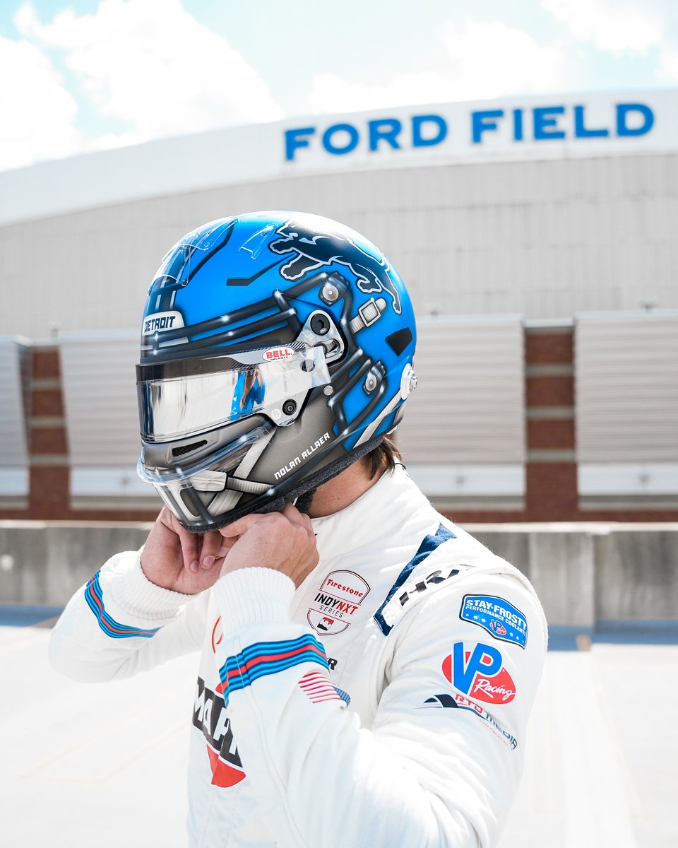 Bringing 🔥 to the track 🏁 Good luck this weekend, Nolan Allaer! @INDYNXT