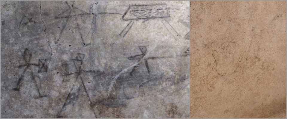 Pompei, commovente scoperta: spuntano i graffiti dei bambini fatti poco prima di morire nell’eruzione (video) dlvr.it/T7YwRP