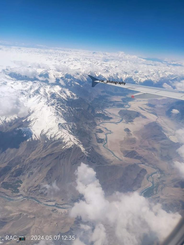 Assalamu Alaikum 

Mesmerizing Aerial View of Skardu City and surroundings, 
Date: 07-May-2024