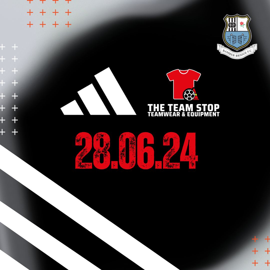 BamberBridgeFC's tweet photo. Impossible is nothing!  

The new 24-25 Brig home kit coming 28.06.24.

#UpTheBrig #NewKit #Adidas #TheTeamStop @TheTeamStop https://t.co/1aUEyo1XxQ