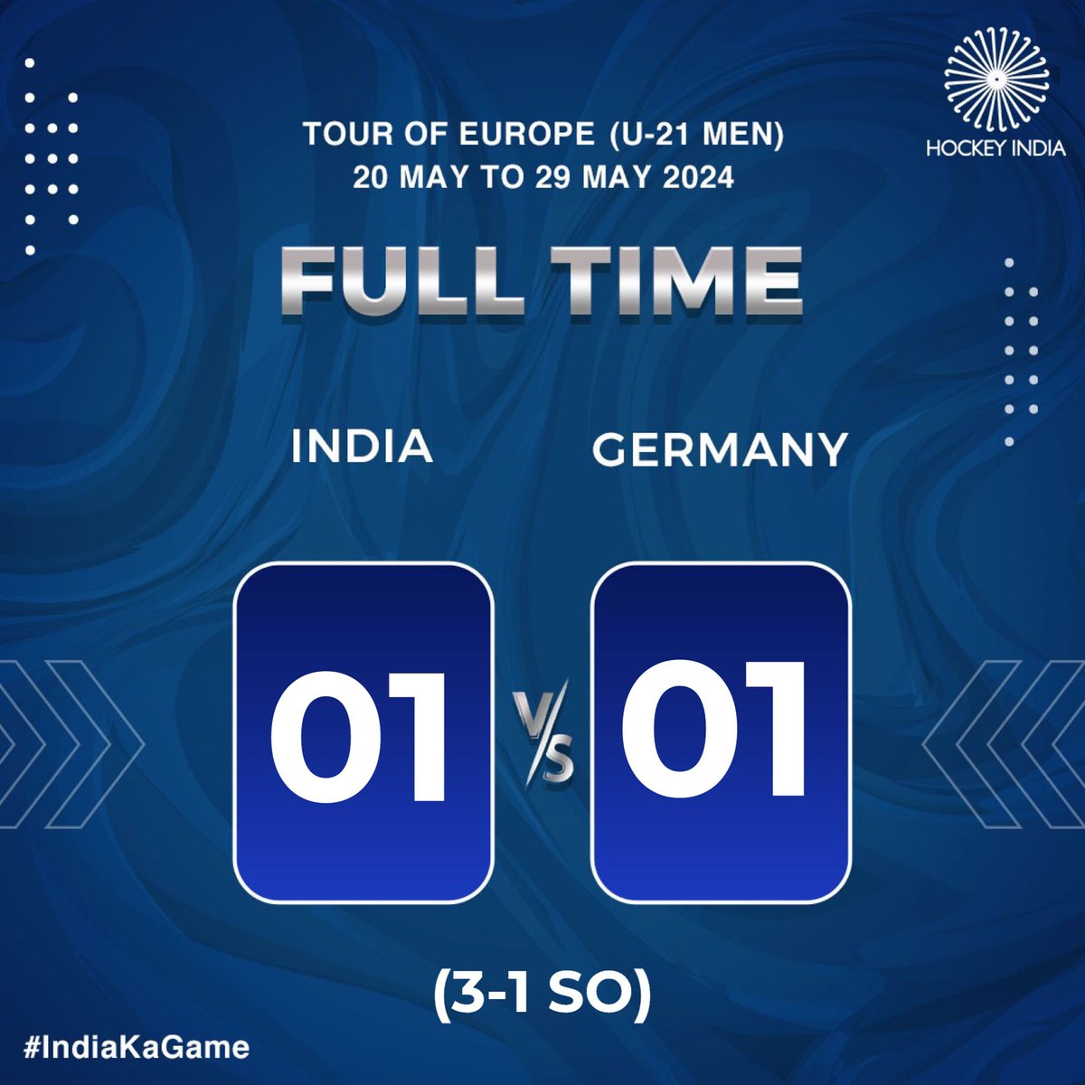 What a way to end the match, Taking the W home 💪🏻

#HockeyIndia #IndiaKaGame
.
.
.
.
@CMO_Odisha @IndiaSports @Media_SAI @sports_odisha @Limca_Official @CocaCola_Ind