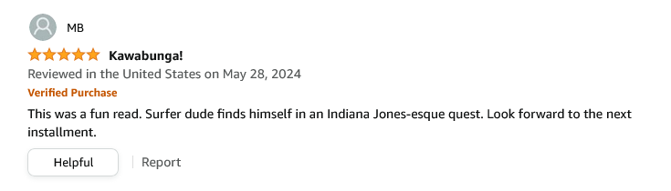 ScottMcCreaWest's tweet photo. A great 5 Star Review of my first Jeff Galleon book, Twenty Chests of Gold, appeared today and I'm over the moon! Thanks, whoever you are!
#bookreview #newbooks #adventurenovels #thrillers #thrillerbooks #HuntingtonBeach #bookseries #reviews #BreakingNews #Amazonrating #readers https://t.co/UDZIkHH046