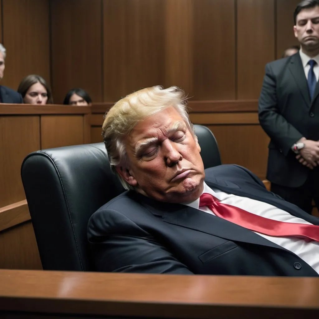 I just love the fact Trump has to remain in the court for the entire jury deliberations.