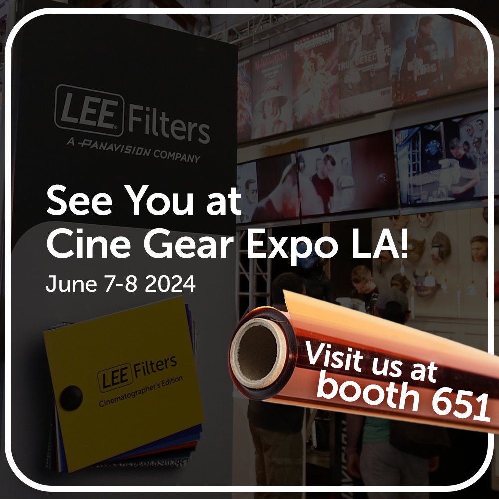 Only 9 days to go... 🎬

See you June 7-8, 2024 at @CineGearExpo LA held at Warner Bros. Studios in Burbank, CA 

#2024CineGearExpoLA #LEEFilters