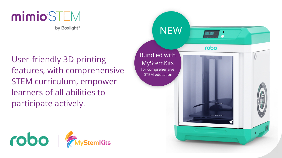 Struggling to integrate #3Dprinting tech? Our comprehensive solution empowers teachers and students.

Check out this award-winning combo today! hubs.la/Q02yStWp0

#EngineeringMindset #STEMedu #edtech #HandsOnLearning #engineering skills #RoboE4 #MyStemKits @boxlightinc