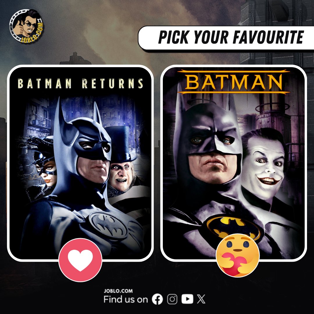 Pick your favorite action movie and leave a comment below!👇🎥

#JoBloMovies #JoBloMovieNetwork #Batman #BatmanReturns #MichaelKeaton