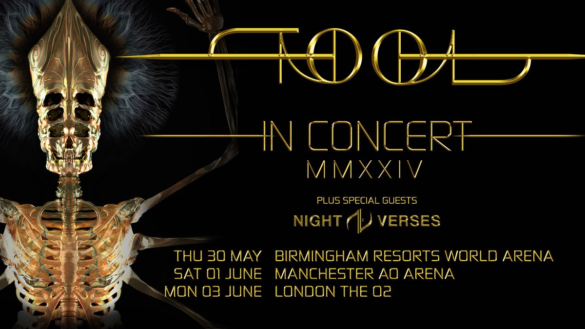 TOMORROW: Metal heavyweights <a href="/Tool/">TOOL effing TOOL</a> will make their highly anticipated return to the UK 💥
 
Book final remaining tickets + VIP packages &amp; upgrades while you still can 👉 livenation.uk/Geg950Q6XBn