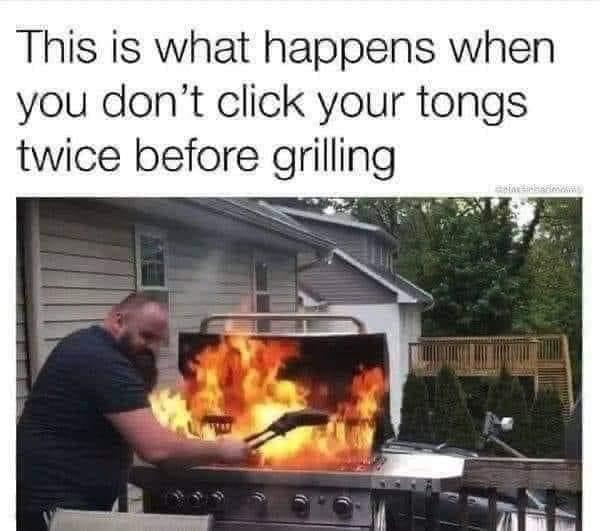 Sharing this important #PSA as summer draws near. Remember that UCT (under-clicked tongs) is the leading cause of overcooked steaks, burnt hot dogs, and charcoal-flavored chicken. Don't let UCT bring your summer down. #TheMoreYouKnow #KnowledgeIsPower #HumpdayHumor #MyLocalAce