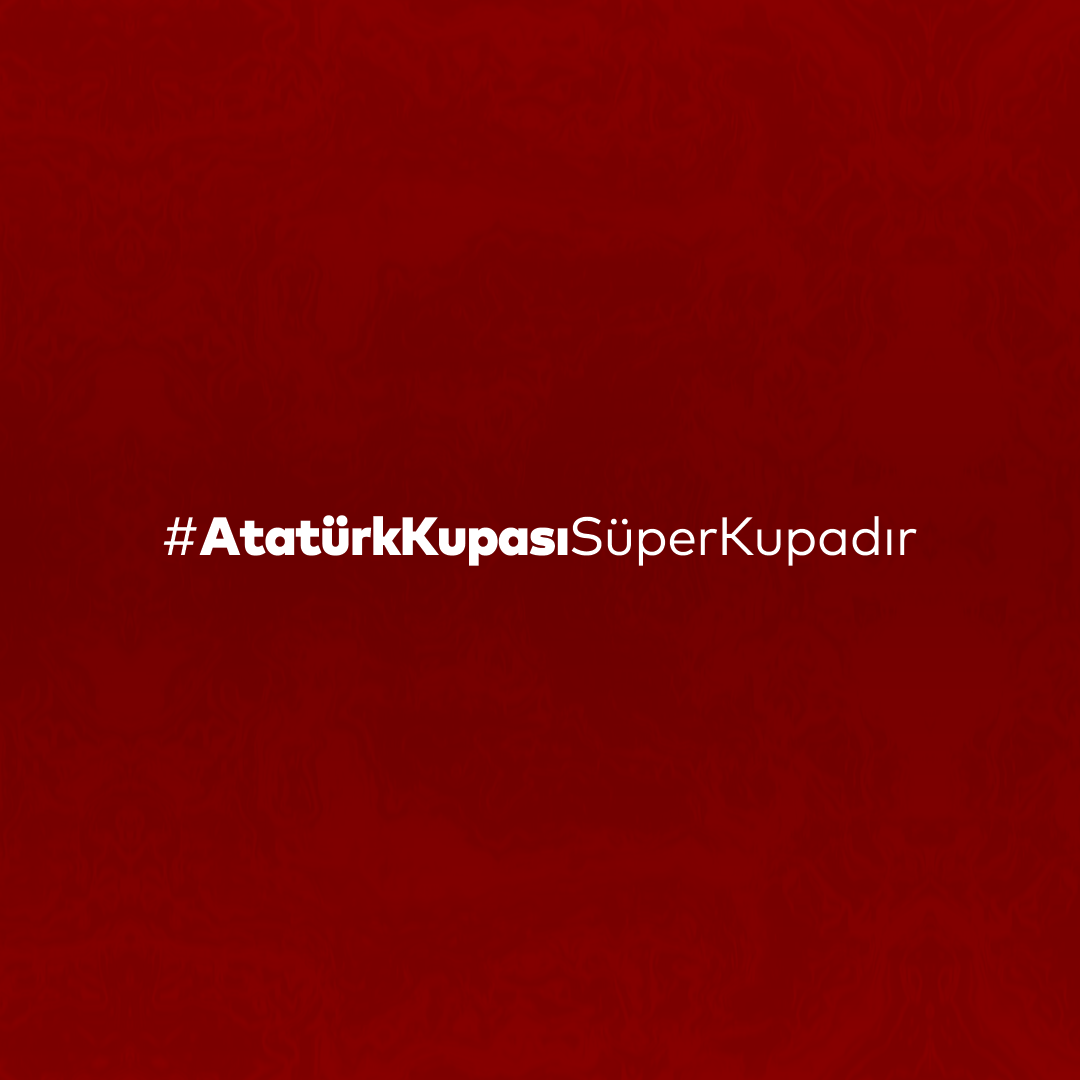 HaberKartali's tweet photo. ❗️ #AtatürkKupasıSüperKupadır ❗️ https://t.co/dYut4IEyOF