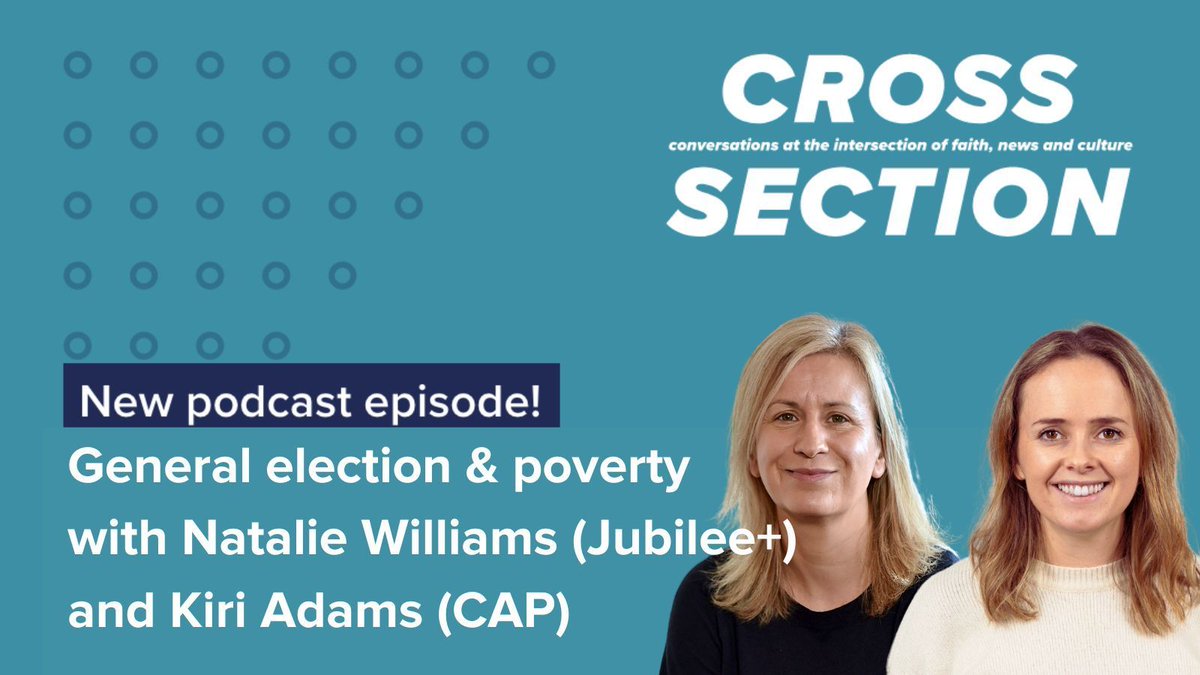 NEW EPISODE 🎧 
buff.ly/3wVOnDO 

We talk about the reality of poverty in the UK, how the church can respond and policy hopes for the next government. 

@Danny_Webster and <a href="/NicolaRMartin/">Nicola Martin</a> are joined by Natalie Williams <a href="/JubileePlus/">Jubilee+</a> and Kiri Adams <a href="/CAPuk/">Christians Against Poverty (CAP) UK</a>